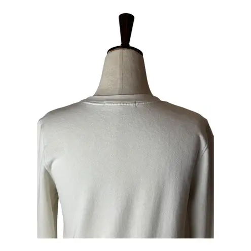 Cotton Citizen Sweatshirt Wonen XS Ivory Zipper Sides Crew Neck Athleisure