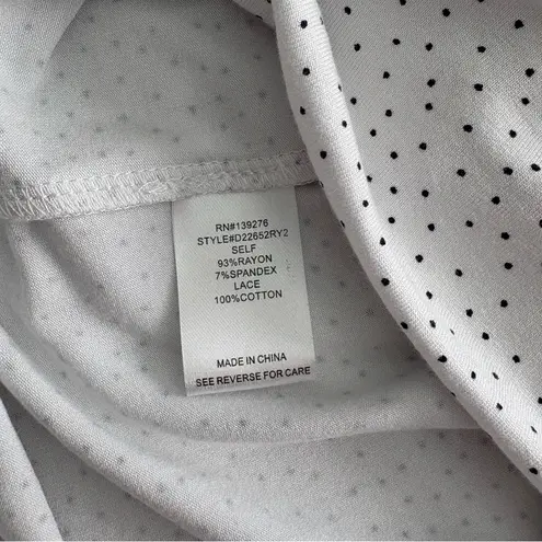 Daniel Rainn Tank with Crocket Lace Top Size Small NWT