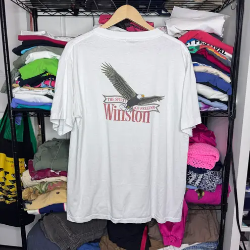 Vintage 90’s Winston Cigarettes Promotional Eagle Short Sleeve T