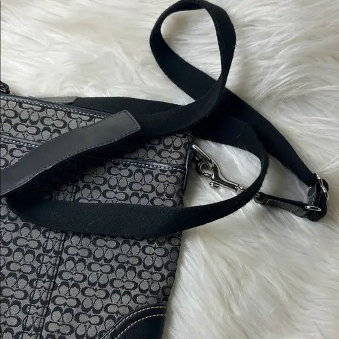 Vintage  Signature Canvas Crossbody Bag Mini Coach "c" Monogram Purse Small