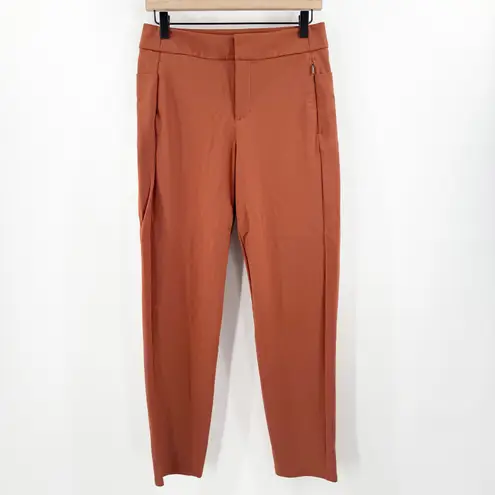Athleta  Stellar Skinny Trouser Pants Size 6 Ancient Mahogany Stretch Work Office