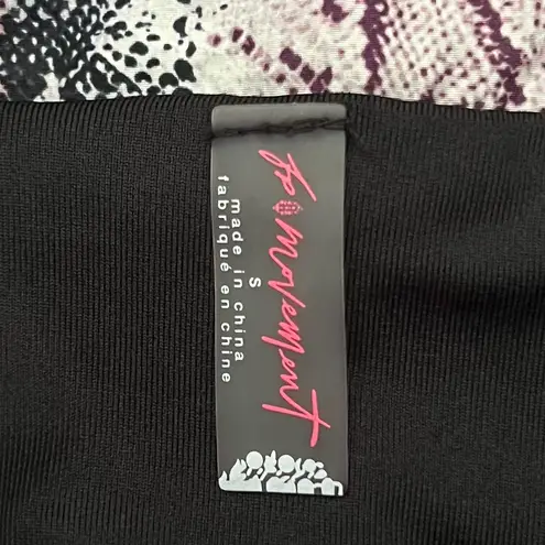 Free People Movement NWT The Way Home Anaconda Venom Combo Snakeskin Shorts