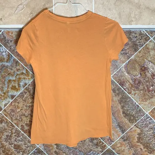 Mustard Yellow Chase the Sunset Super Soft Comfy T Shirt Size Small