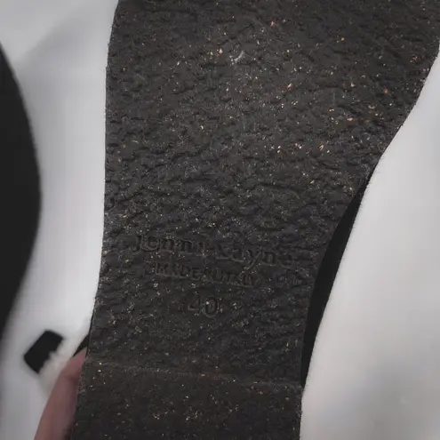 Jenni Kayne Suede Moc Shearling Fur Sherpa Ankle Boots Black 39 9