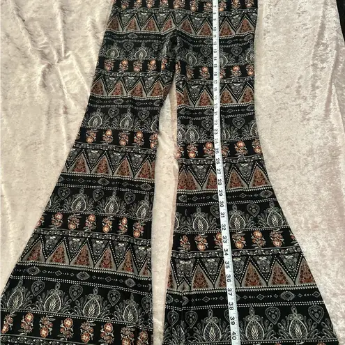 About A Girl Black and White Patterned Pants