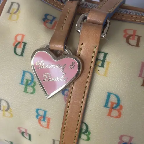 Dooney & Bourke Dooney & Burke White Monogram Barrel Purse