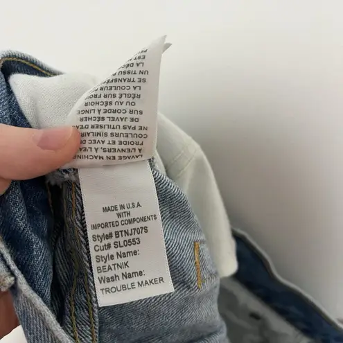 SLVRLAKE Beatnik High Rise Slim Jean in Trouble Maker Blue Size 28 Blue