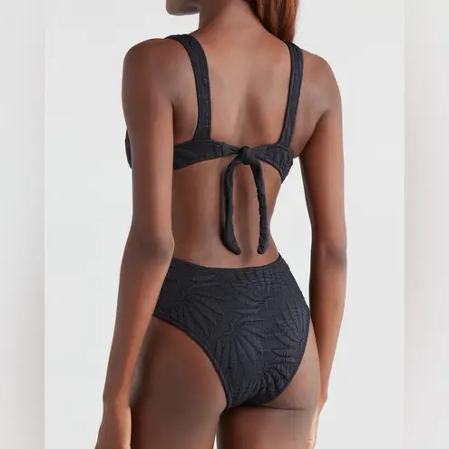 Farm Rio Copabanana Side Cutout Quilted One-Piece Swimsuit