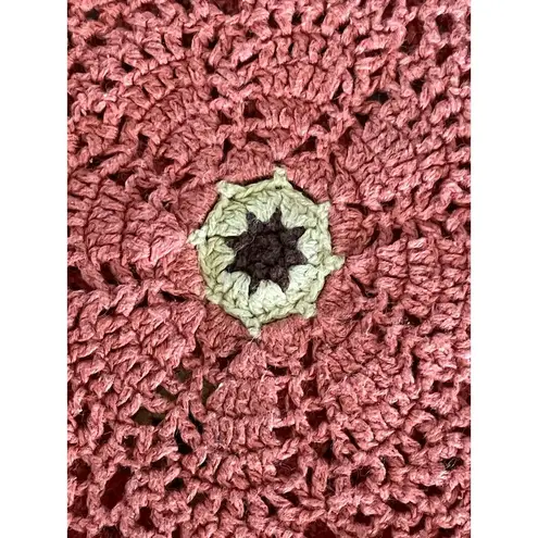 One Step Up Mango Crochet Festival Babydoll Top size Medium