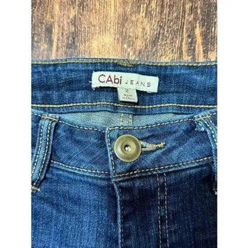 CAbi  Jeans Sz 2 Boyfriend Straight Leg Jeans