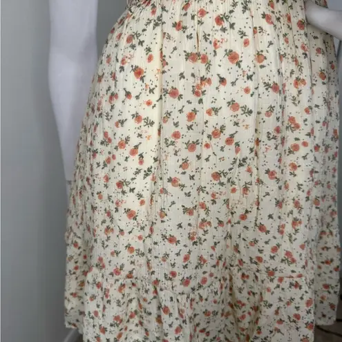 Mine Floral Square Neck Mini Dress Size Medium. #96