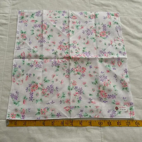 White ditsy floral print bandana 0751