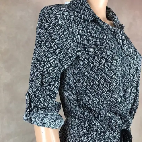 Skies Are Blue Roll-up Sleeve Casual Slim Jumpsuit NEW SMALL