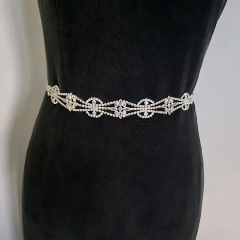 Boutique AB Rhinestone Bridal Sash Belt