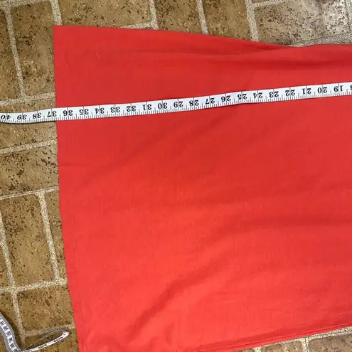 Garnet Hill  Coral 3/4 Sleeve Shift Dress