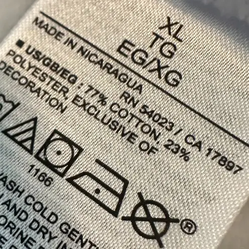 Gap  Oversized Pullover Sweatshirt Sweater White Gold Silver Logo Stretch Size XL