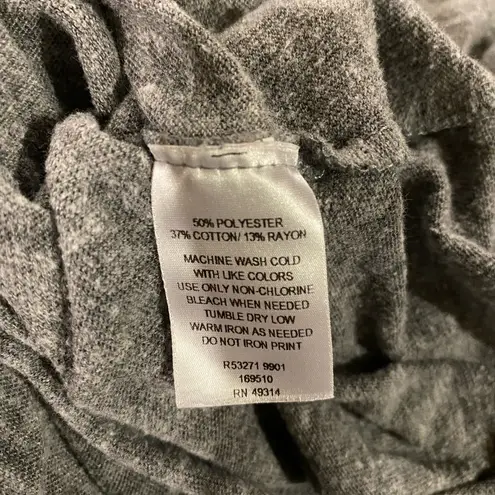 Gear for Sports Chicago Blackhawks Top Womens Gray Long Sleeve Hooded Size XL Hockey NHL