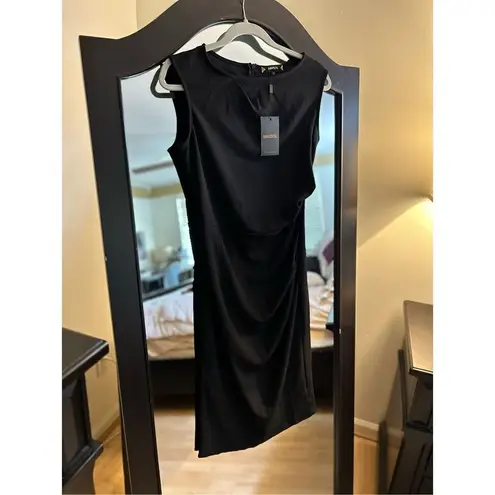 NEW Miusol Retro Ruffle Style Slim Work Pencil Dress M Black Size M