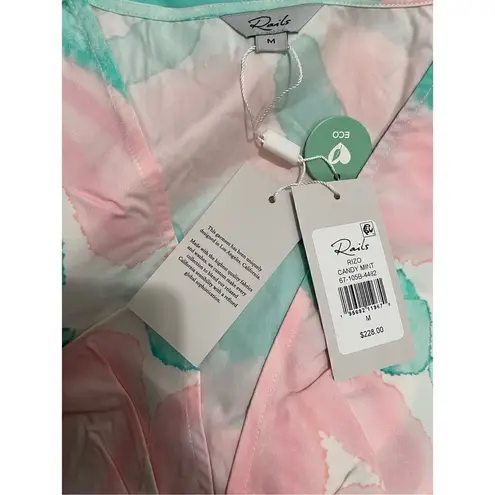 Rails Rizo Cutout Candy Mint Midi Dress Medium NEW