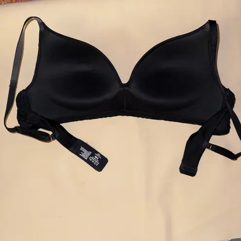 Soma Black Stunning Wireless Lace Push Up Bra 34B