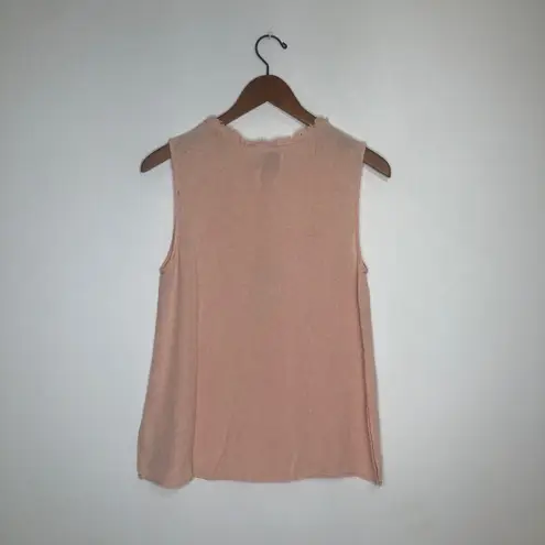 Tina Jo Raw Neck Muscle Tee Eden Pink