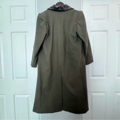 VINTAGE Donny Brook • 100% Wool Coat • 8P • Made in Russia • Green Paisley
