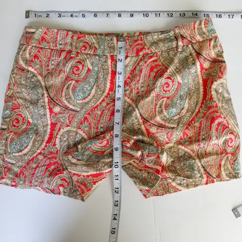 Willi Smith Women Paisley Print Short Size 4