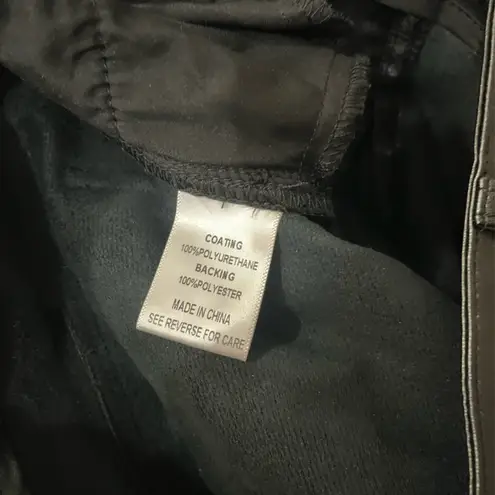 Lucy Paris Faux Leather Cropped Pants