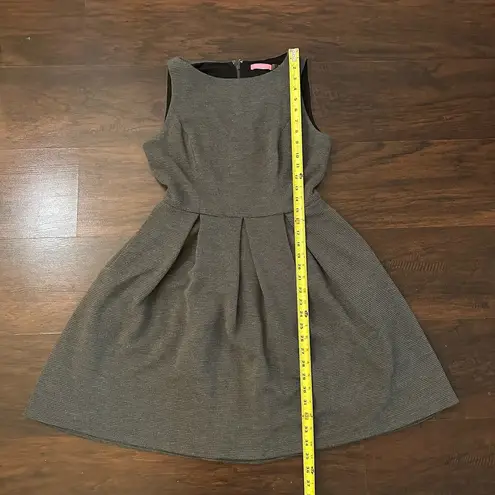 Isaac Mizrahi gray ribbed a-line dress size 8