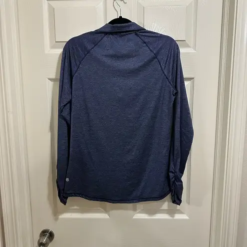Champion  long sleeve navy blue quarter zip size medium