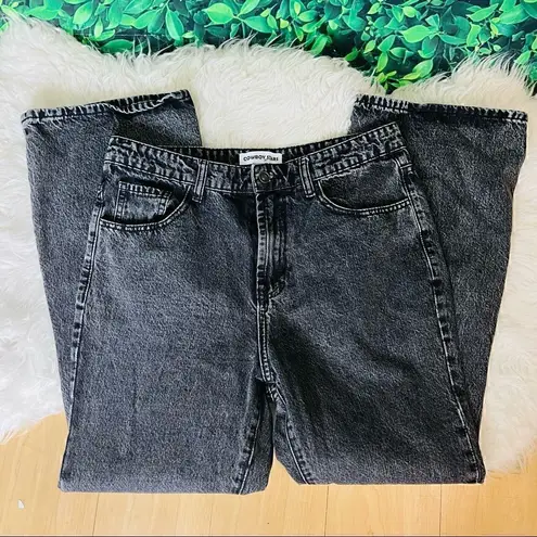 Cowboy stars black flare casual jeans size L Gray Size L