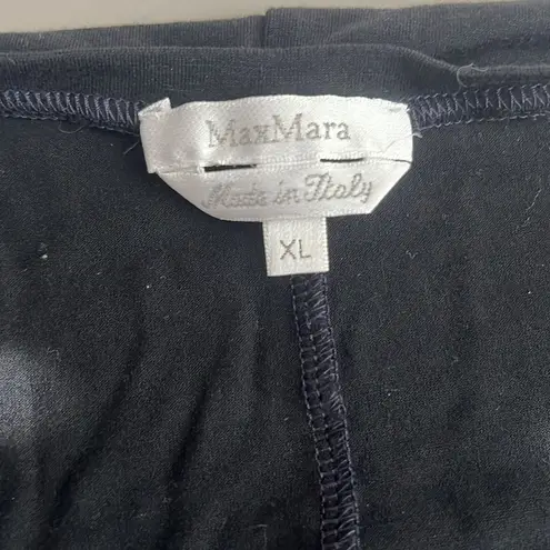 Max Mara Scoopneck TShirt Size XL Black