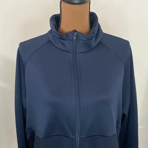 Adidas  x Zoe Saldana primegreen tricot track jacket in legend ink size 1X thumbnail 6