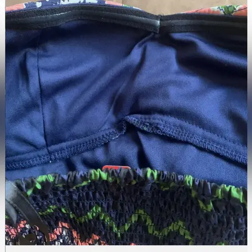 Fire Los Angeles NWT Strapless Multicolor Aztec Chevron Print Maxi Dress size M