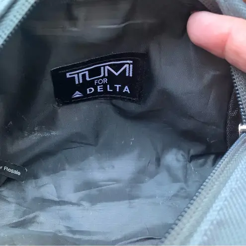 Delta TUMI Collaboration With Grey Toiletries Makeup Accessories Travel Bag