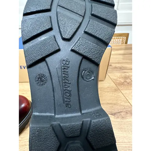 Blundstone 2412 Elastic Sided Boot Bordeaux Brush Leather 9 NIB Womens Originals