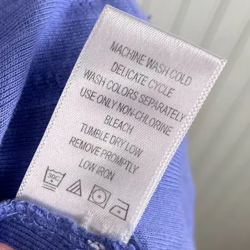 Roaman's Women's Plus Size Crochet Trim Pointelle Cardigan Size 5X Periwinkle Purple