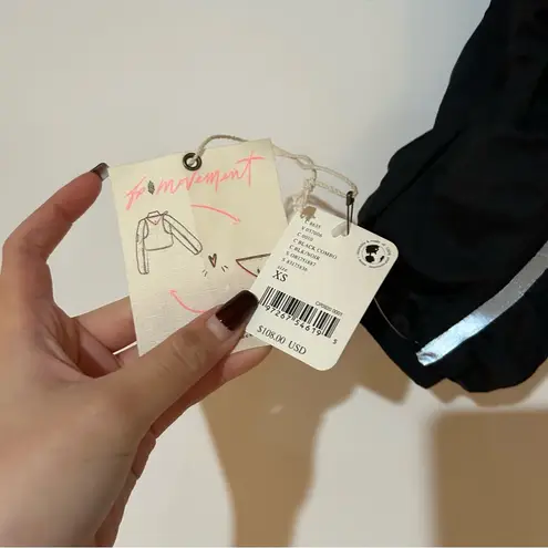 Free People Movement Great Escape Black Windbreaker Jacket NWT Size XS