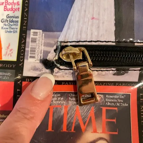 Michelle Obama Barack Obama Glossy Magazine Cover Satchel Purse Bag President Black