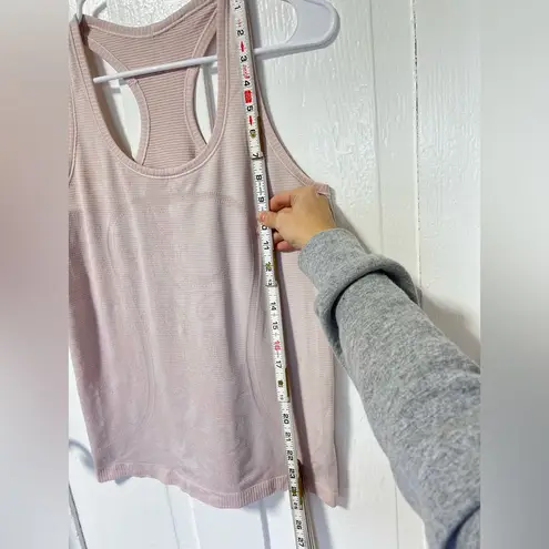Lululemon  Run swiftly Light Pink Racerback Tank size 8 - Image 10