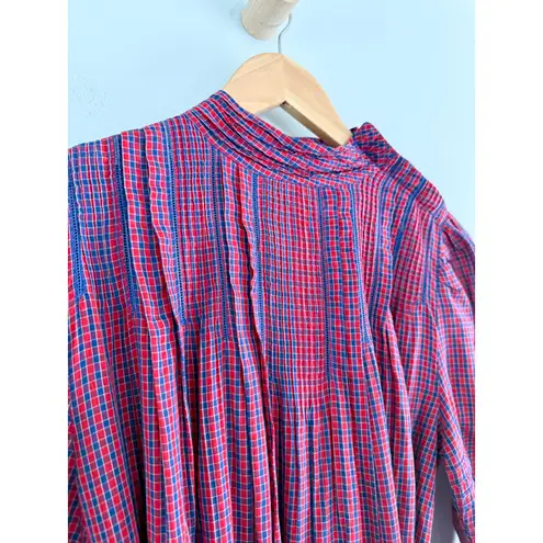 DOÊN Doen | Ranger Dress Rossendale Valley Plaid | Sz XS Red