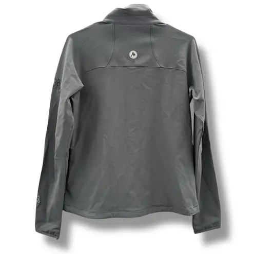Marmot Women's Tempo Jacket Gray Long Sleeve Full Zip Embroidered Jacket Sz S