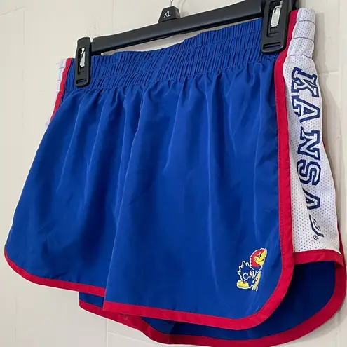 Colosseum  Kansas University Brief Lined Running Active Shorts ~ Women’s Size M