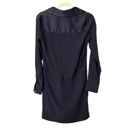 WAVERLY GREY Shirt Dress in‎ Navy Blue Sz XS