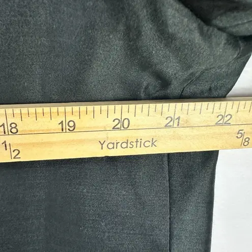 Victor Costa Silk Jacket Women M Beaded Open Front Dark Green Evening Old Money Black Size M