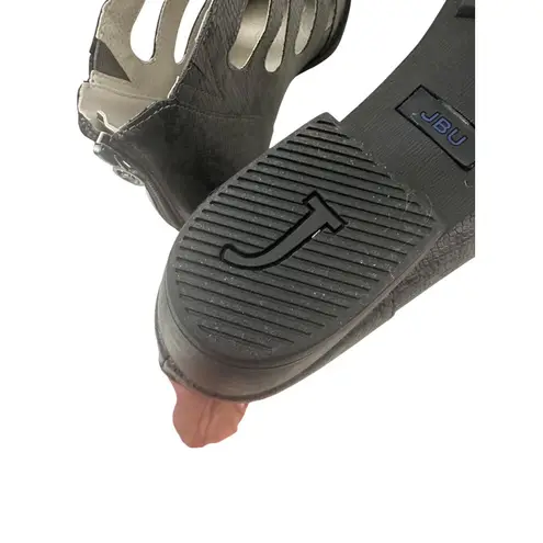 Jambu Gray Snake Print Memory Foam Comfort Zip Up Shoes Size 9.5