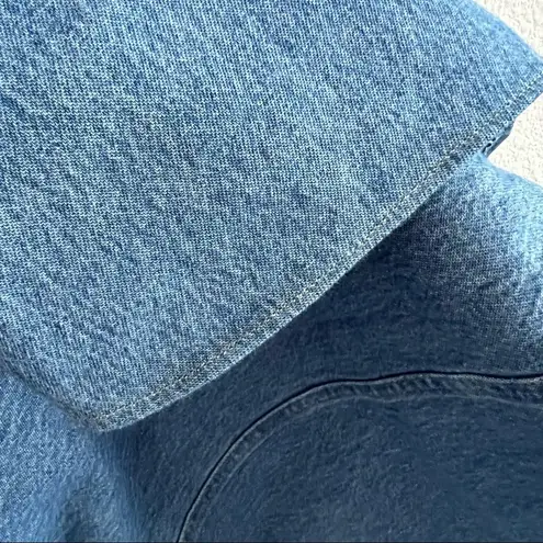 Sag Harbor Vintage Sport Denim Dress 90s Y2K 100% Cotton Small