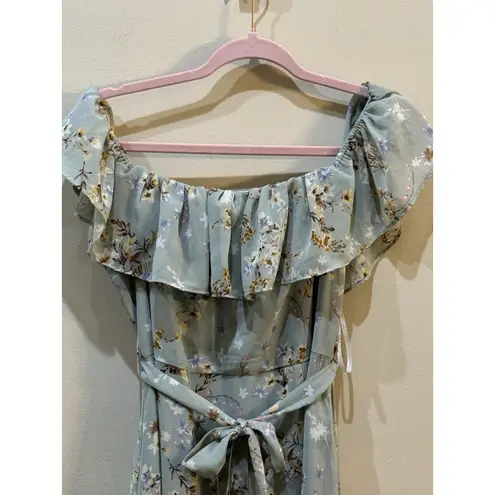 Lulus Amazing Moment Mint Green Floral Print Off