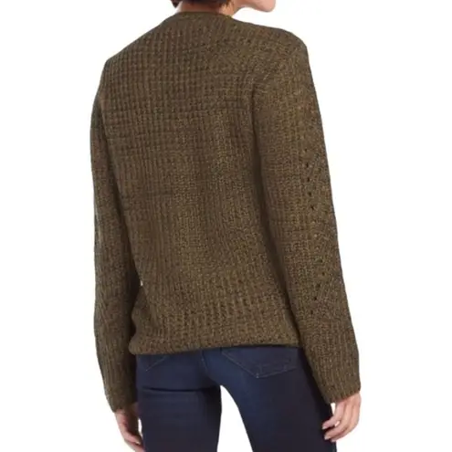 John + Jenn Revolve Constance Sweater Olive Green Pullover Women’s Size Medium