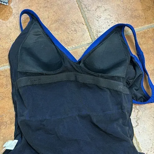 Gottex NWOT royal blue one piece jewel swimsuit size 10